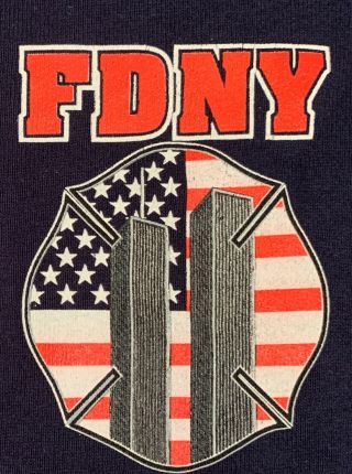 Fdny Nyc Fire Department York City Sweatshirt Sz 2xl Rescue Wtc 9/11 343