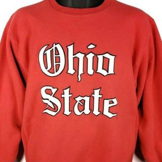 Ohio State Buckeyes Sweatshirt Vintage 80s Champion Reverse Weave Made In Usa Xl
