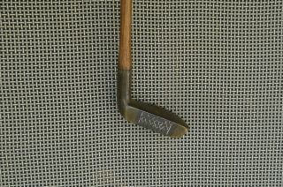 Antique Vintage Hickory Shaft Lefty Anderson Scotland Zozo Putter For Play