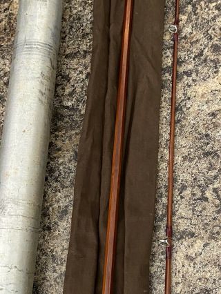 Vintage Rare Orvis Manchester Impregnated Bamboo Combination Spin Fly Rod 3