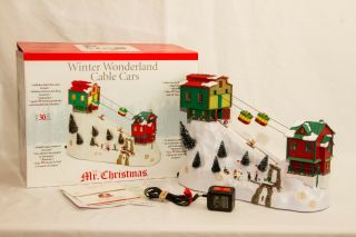 Vintage Mr.  Christmas - Winter Wonderland Cable Cars (2006)