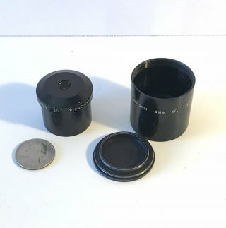 Vintage Brandon Vernonscope 8mm Eyepiece With The Metal Canister.