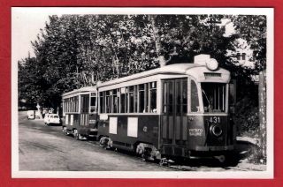 Tram Photo - Acegat Trieste 431/411: 1930s 4 - Axle Stanga Cars - Campi Elisi 1969