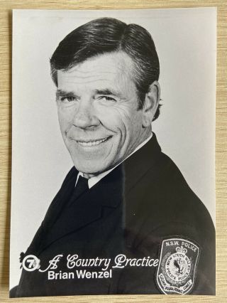 A Country Practice 1980’s Brian Wenzel (frank Gilroy) Cast Fan Card