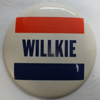 Wendell Willkie 1940 Political Campaign 6  Button Rare Mh973