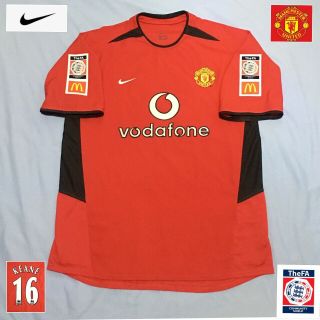 Manchester United Football Shirt Roy Keane Vintage 2003 Nike