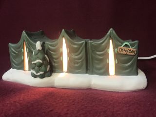 Boy Scout Christmas Village Lighted Resident Camp Tents - Hard To Find Bsa