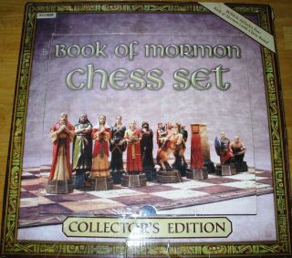 Ultra Rare,  Vintage Book Of Mormon Chess Set Highly Collectible
