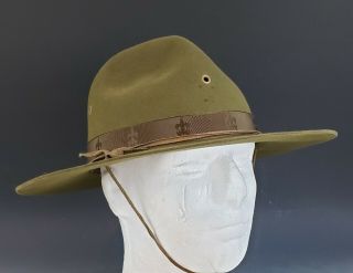Vintage Boy Scout Official Campaign Hat G.  W.  Alexander