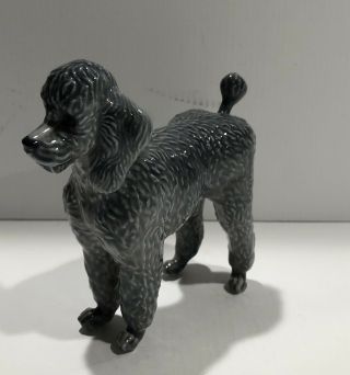 Vintage Royal Copenhagen Bing Grondahl B&g Poodle Dog Porcelain Figurine 4757