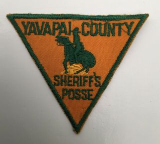 Yavapai County Sheriff’s Posse,  Arizona 1950s Cheesecloth Shoulder Patch
