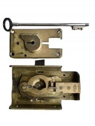 Vintage Chubb Safe Lock With Key