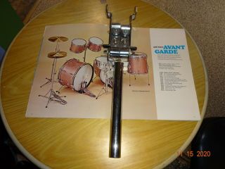 Vintage Gretsch Drum Set Round Badge 4936 Bass Drum Double Tom Tom Holder