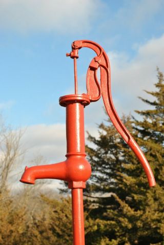 W.  L.  Davey Pump Corp.  Rockford Ill Cast Iron Antique Hand Water Well Pump