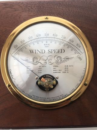 Cape Cod Wind Speed & Direction anemometer Indicator 3