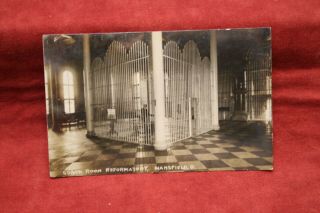 Guard Room Reformatory,  Mansfield Ohio Postcard - Real Photo Rppc