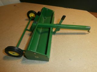 Vintage Ertl John Deere Die Cast Farm Toy Dirt Scraper K - 9 ??