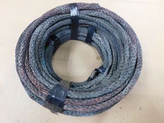 Vintage Braided Copper Lightning Rod Ground Cable 84 Feet 3/8 " /1/2 ".