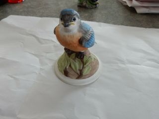 Boehm Porcelain Baby Blue Bird Figurine