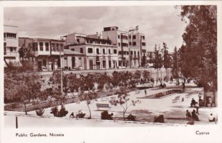 Cyprus Postcard Nicosia Public Garden Gulian
