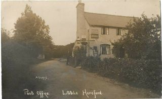 Little Hereford Postcard Of The Post Office