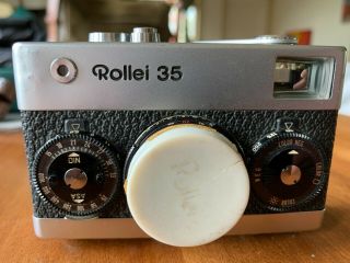 Vintage Rollei 35 Singapore Made Camera Tessar 3.  5 40mm Lens With Cap & Filter