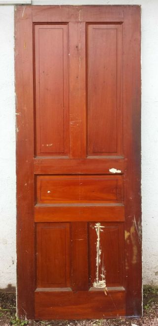 2 Avail 30 " X79 Antique Vintage Victorian Solid Wood Wooden Interior Door 5 Panel