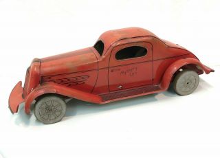 Wolverine Coupe Marx Wyandotte Art Deco Pressed Steel Toy Vintage Antique Car @@
