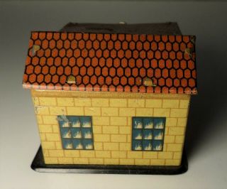 Vintage Distler - Penny Toy Gas Station - German Tin Litho 3
