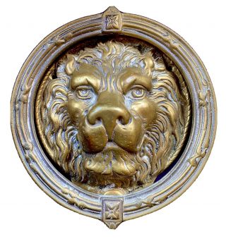 Antique Vintage Victorian Figural Lion 