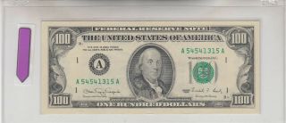1990 (a) $100 One Hundred Dollar Bill Federal Reserve Note Boston Vintage