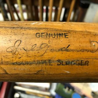 Vintage Baseball Bat Ival Goodman Cincinnati Reds Hillerich & Bradsby 40 Ig