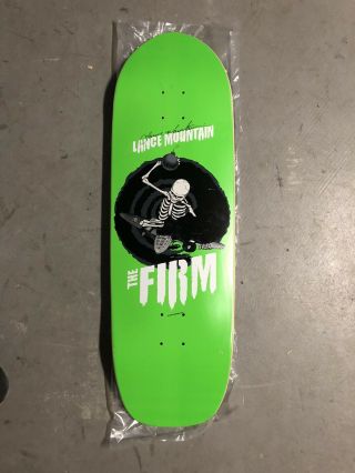 Rare Lance Mountain The Firm Autographed Skateboard 2004