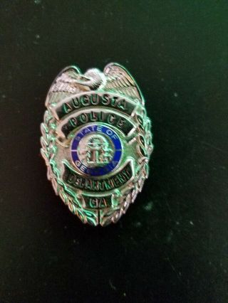 Vintage Obsolete Augusta Georgia Police Officer Badge