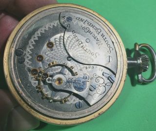 Vintage 15j South Bend 18s Of Pocket Watch - Pcai 126 11