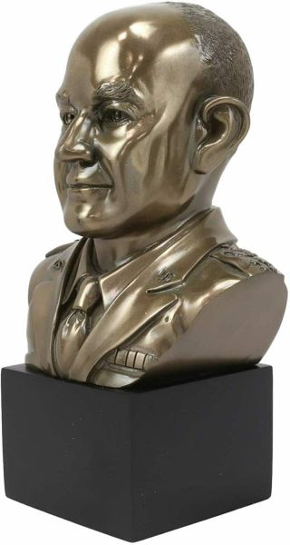 USA President Eisenhower Bust 8.  75 Inch Tall Figurine 34th President Dwight D. 3