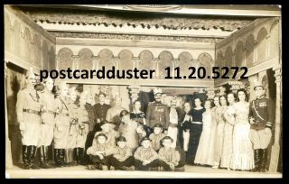 5272 - Real Photo Postcard By A.  Tomkinson Timmins Ont 1920s Finnish Theatre Play