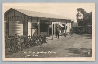 Bulli Pass Refreshment Pavilion Rppc Illawarra Kodak Sign Real Photo 1910s