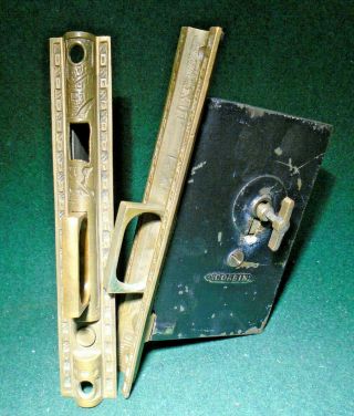 Corbin Eastlake Pocket Door Mortise Locks W/key - Great (11995)