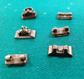 Winchester 1873 1876 1886 1892 1894 Rifle Globe Front Sights (2) And Bases (4)