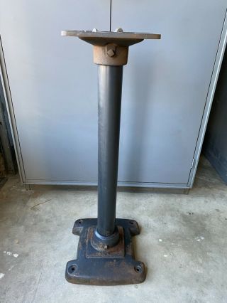 Vintage Craftsman Bench Block Grinder Cast Iron Stand