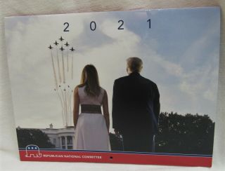 2021 President Trump Melania Rnc Republican National Committee Wall Calendar