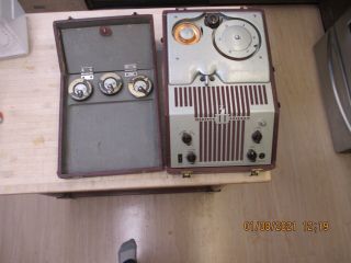 Vintage 1940s Webster Chicago 80 - 1 Wire Recorder Rma 375 Extra Reels