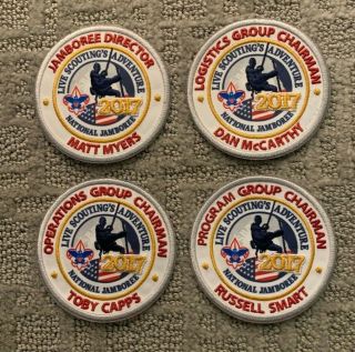Boy Scouts 2017 National Jamboree Sbr Officer Patch Set Of 4