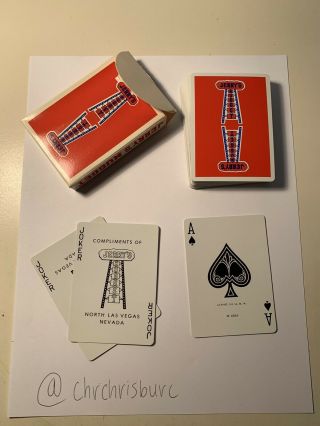Real Jerry’s Nuggets Playing Cards | 1970 | Vintage | Red | Rare