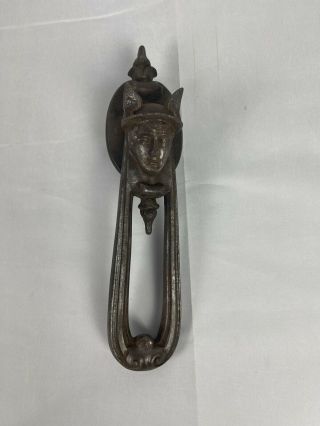 Vintage Door Knocker Cast Iron A.  Kenrick & Sons Victorian Hermes Antique Nº 414