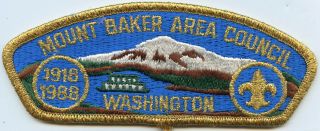 Mount Baker Area Council Sa - 7 Csp 1988 Scout - O - Rama