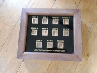 Servants Or Butlers 11 Way Bell Indicator Box