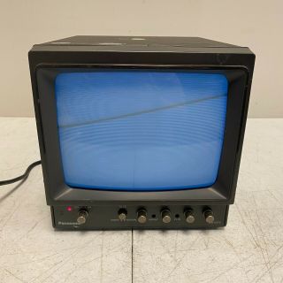 Vintage Panasonic Monochrome Video Monitor (wv - 5370 - A) And