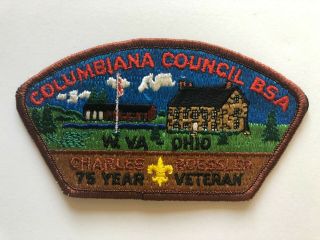 Columbiana Council Sa - 16 Sap Csp Shoulder Patch Oa Boy Scouts